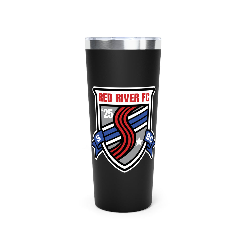 Red River FC Crest Tumbler | 22oz Insulated Travel Tumbler