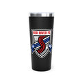 Red River FC Crest Tumbler | 22oz Insulated Travel Tumbler